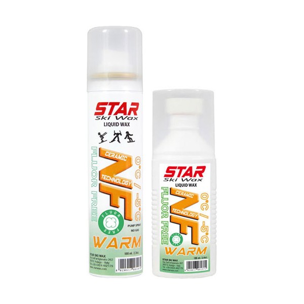 Star Ski Wax NF WARM, tekoči vosek v pršilu ali z gobico.