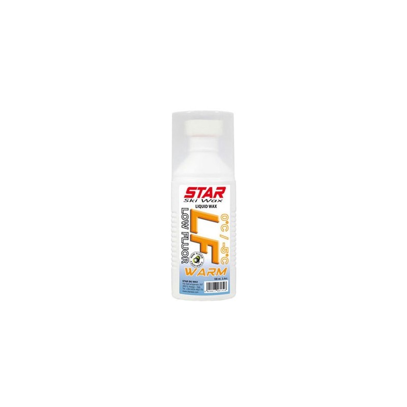 Star Ski Wax LF WARM, tekoči vosek z gobico.