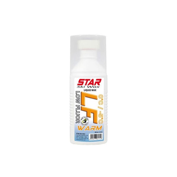 Star Ski Wax LF WARM, tekoči vosek z gobico.