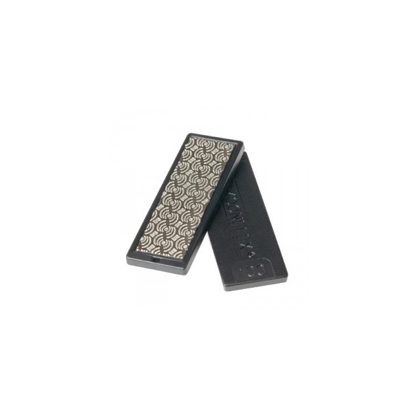 Mini diamantna pila Sorma za servis robnika smuči in snežnih desk z granulacijo 100, v črni barvi.