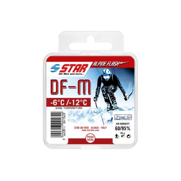 Star Ski Wax Alpine Dado DF-M, profesionalni vosek v obliki kocke, namenjen za tekmovanja.
