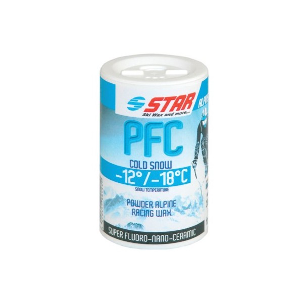 Star Ski Wax Alpine Flash PFC, tekmovalni prašek, 50 g.
