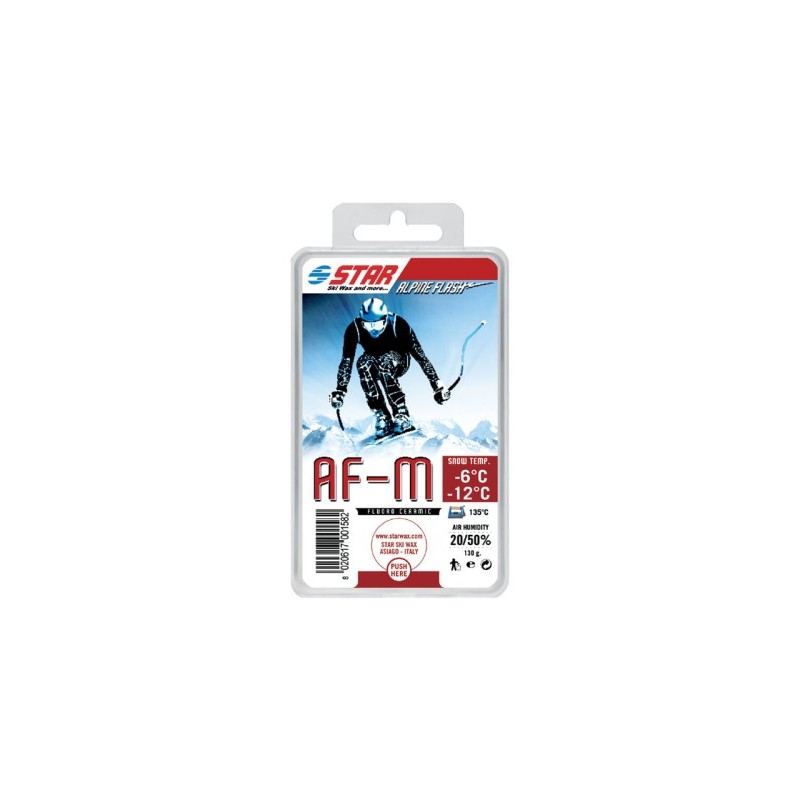 Star Ski Wax Alpine Flash AF-M, fluorirani vosek za tekmovalne discipline.