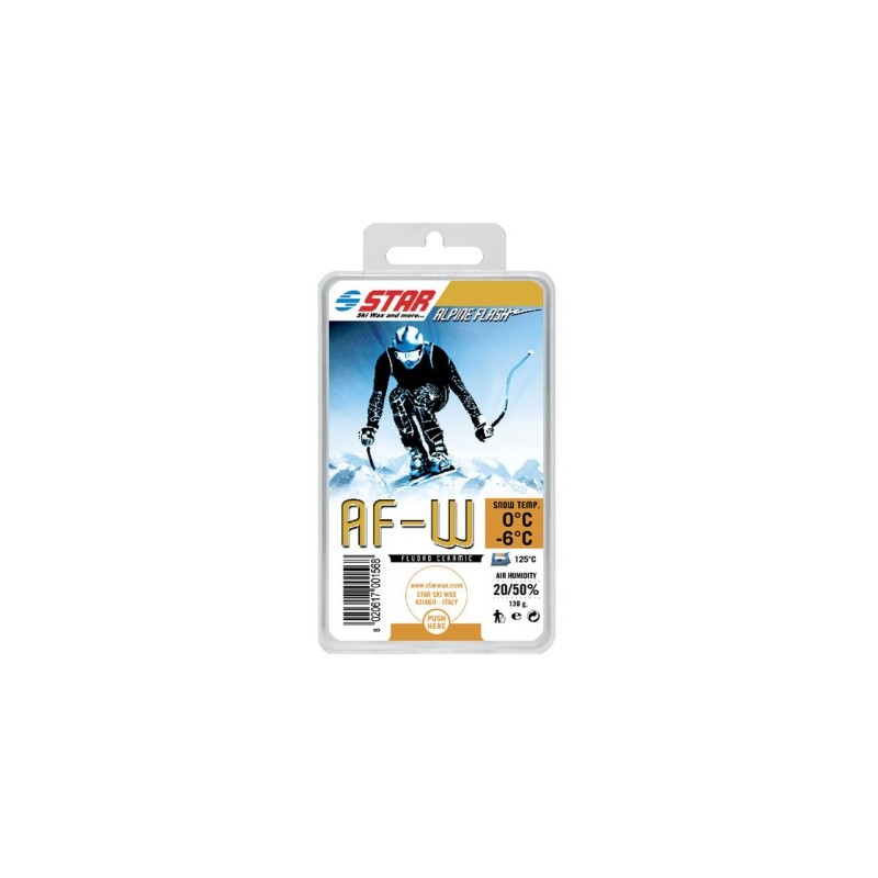 Star Ski Wax Alpine Flash AF-W, fluorirani vosek za tekmovalne discipline.