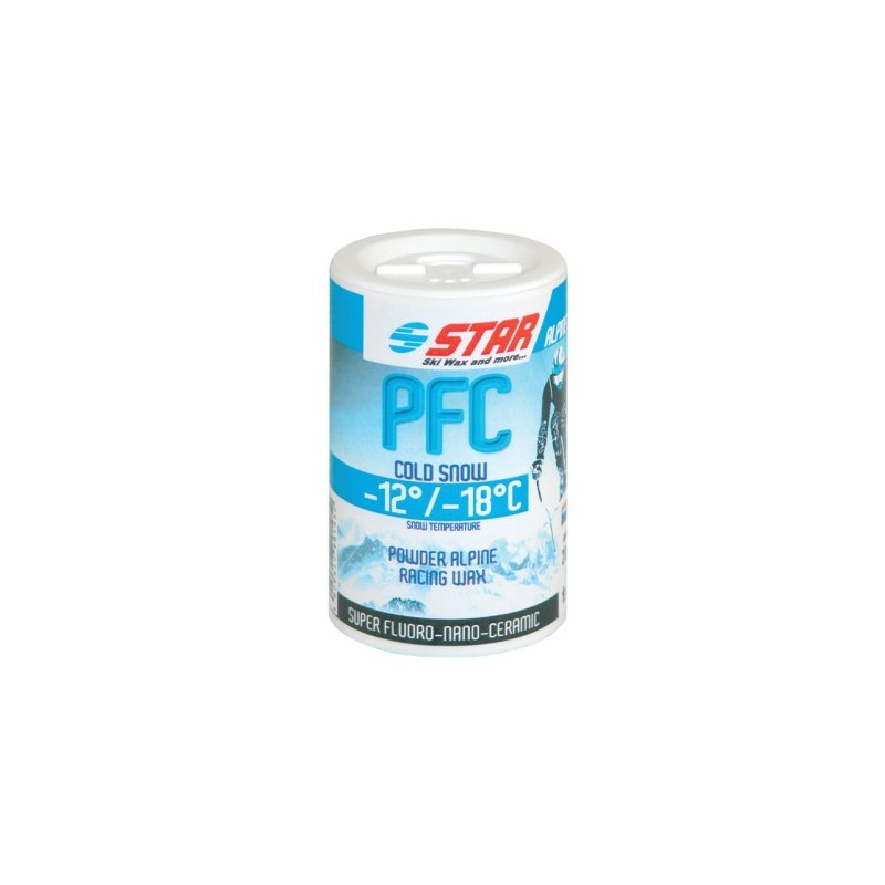 Star Ski Wax Alpine Flash PFC, tekmovalni prašek, 50 g.